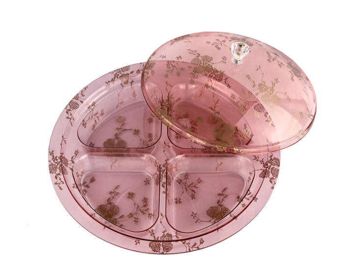 GMI ACRYLIC ROUND CANDY TRAY