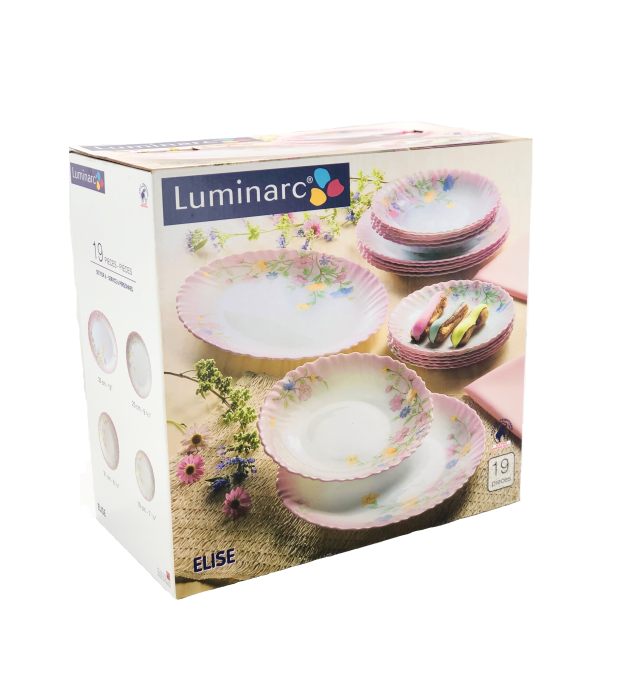 D6901 ELISE 19 PCS DINNER SET