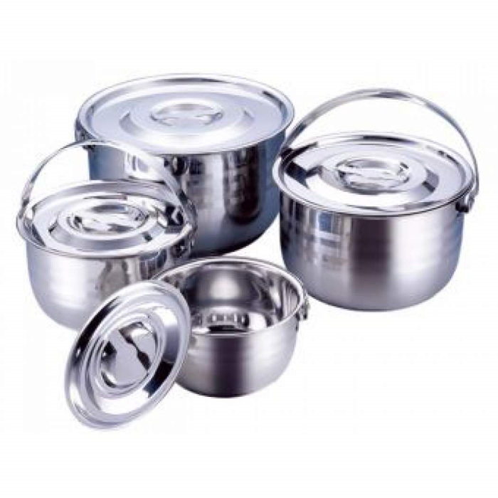 24CM STAINLESS STEEL PAN w/ CAPSULE BOTTOM & HANDLE - Image 2