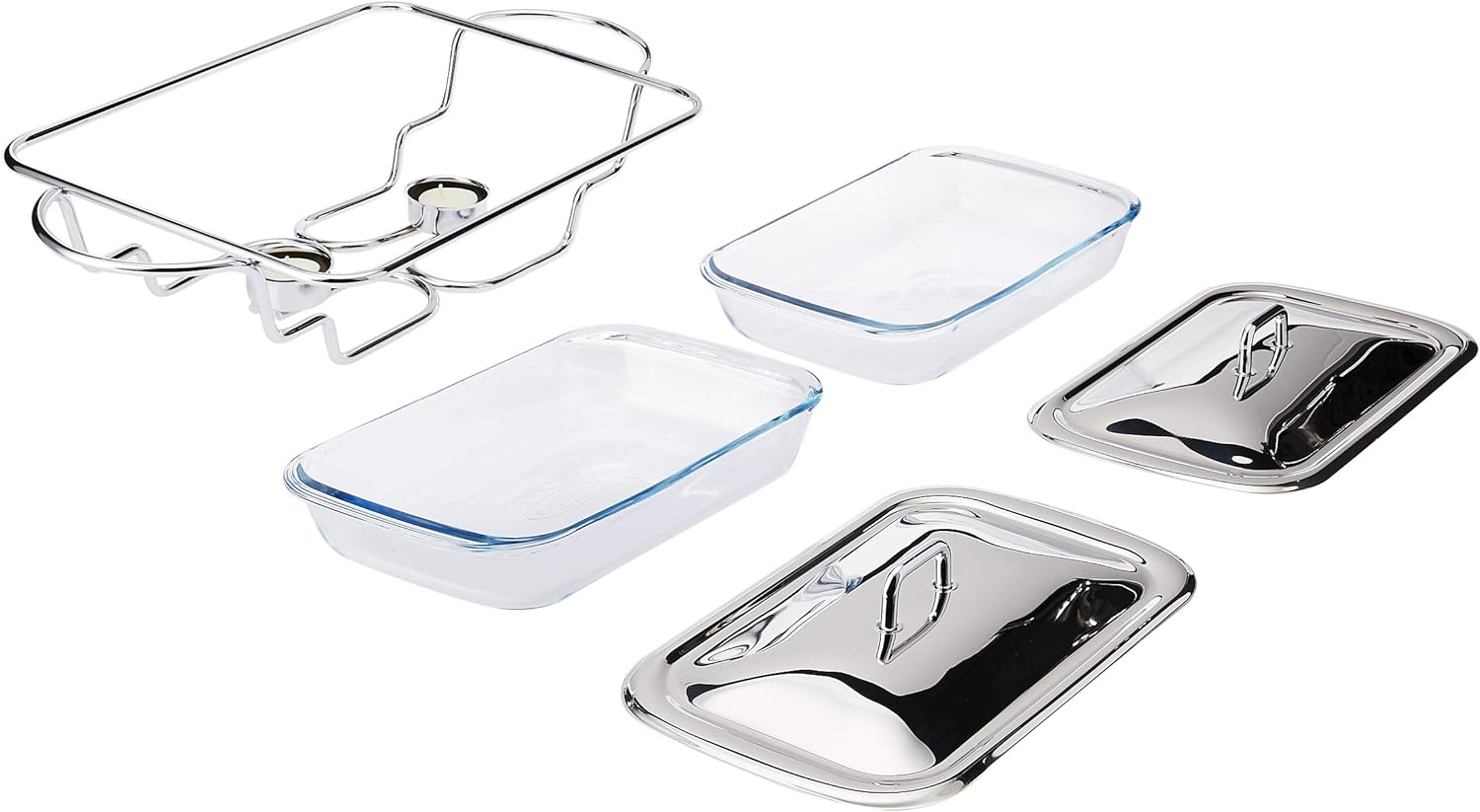 GMI 1.5L X 2 Rectangle Food Warmer - Image 3