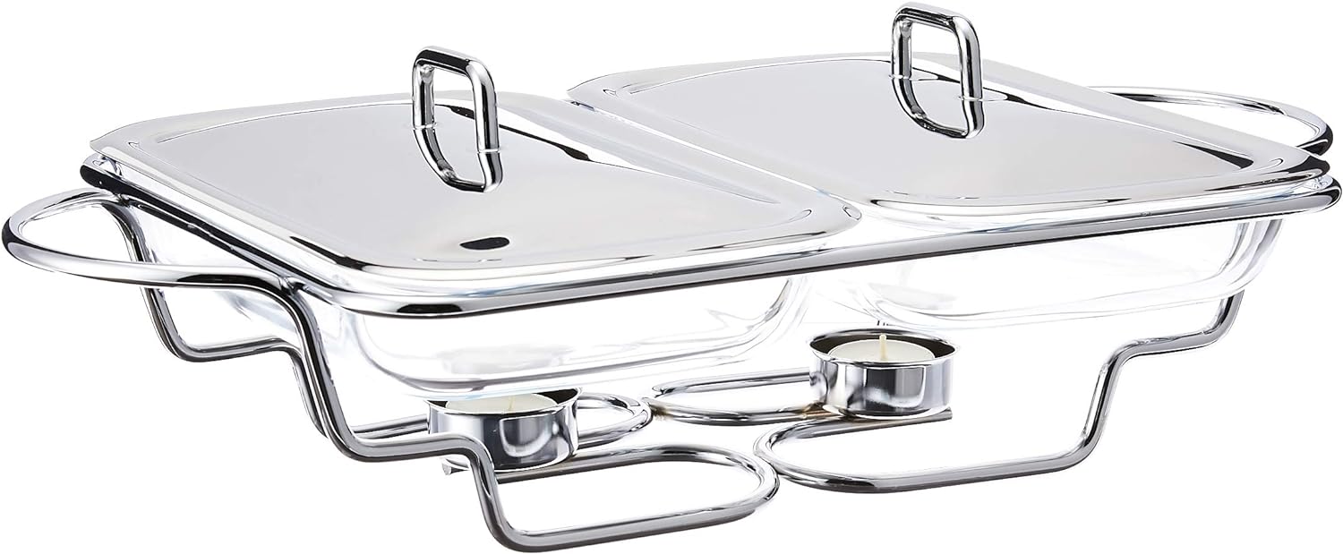 GMI 1.5L X 2 Rectangle Food Warmer
