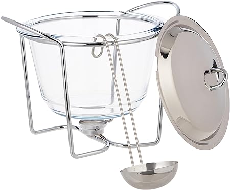 GMI 4L Round Soup Warmer W/ Ladle - Image 3