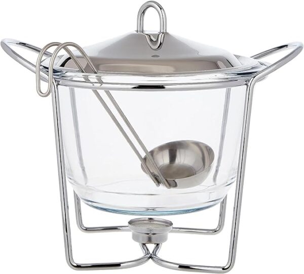 GMI 4L Round Soup Warmer W/ Ladle - Image 2